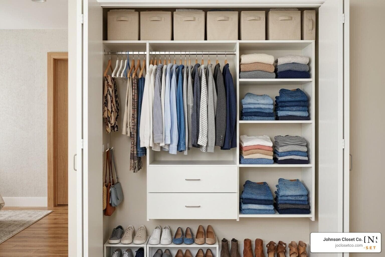 Teeny Tiny Storage: Creative Ways to Style a 36-Inch Closet
