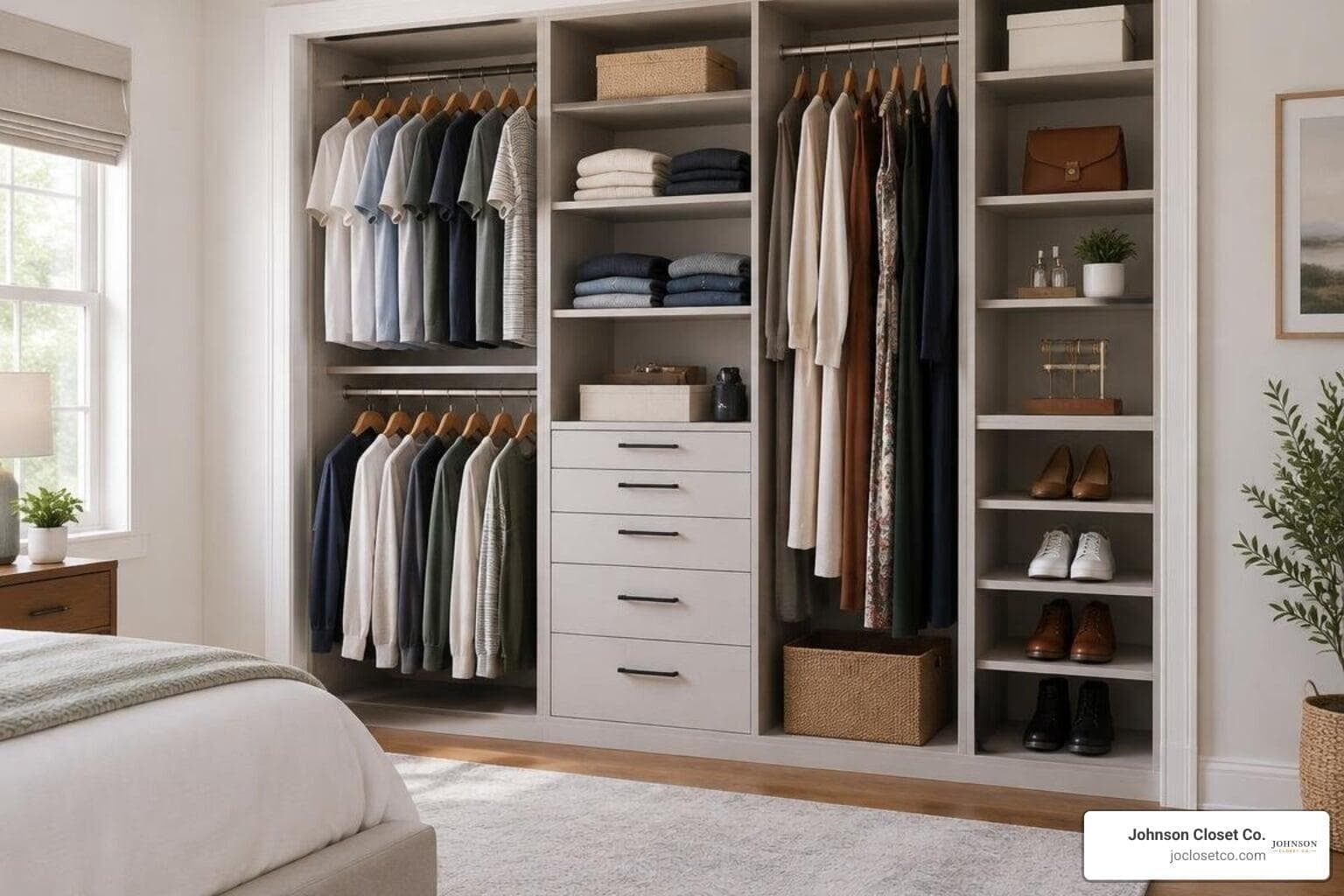 Smart Clothes Cabinet Design Ideas to Organize Your Wardrobe in Style